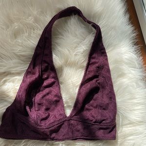 Dark purple bralette